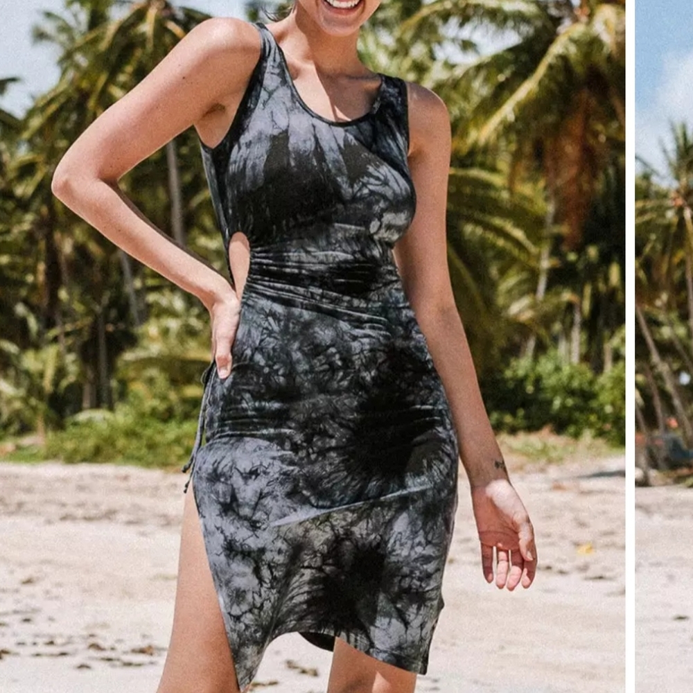 Tie Dye Bodycon Dress